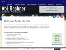 Tablet Screenshot of abi-rechner.com